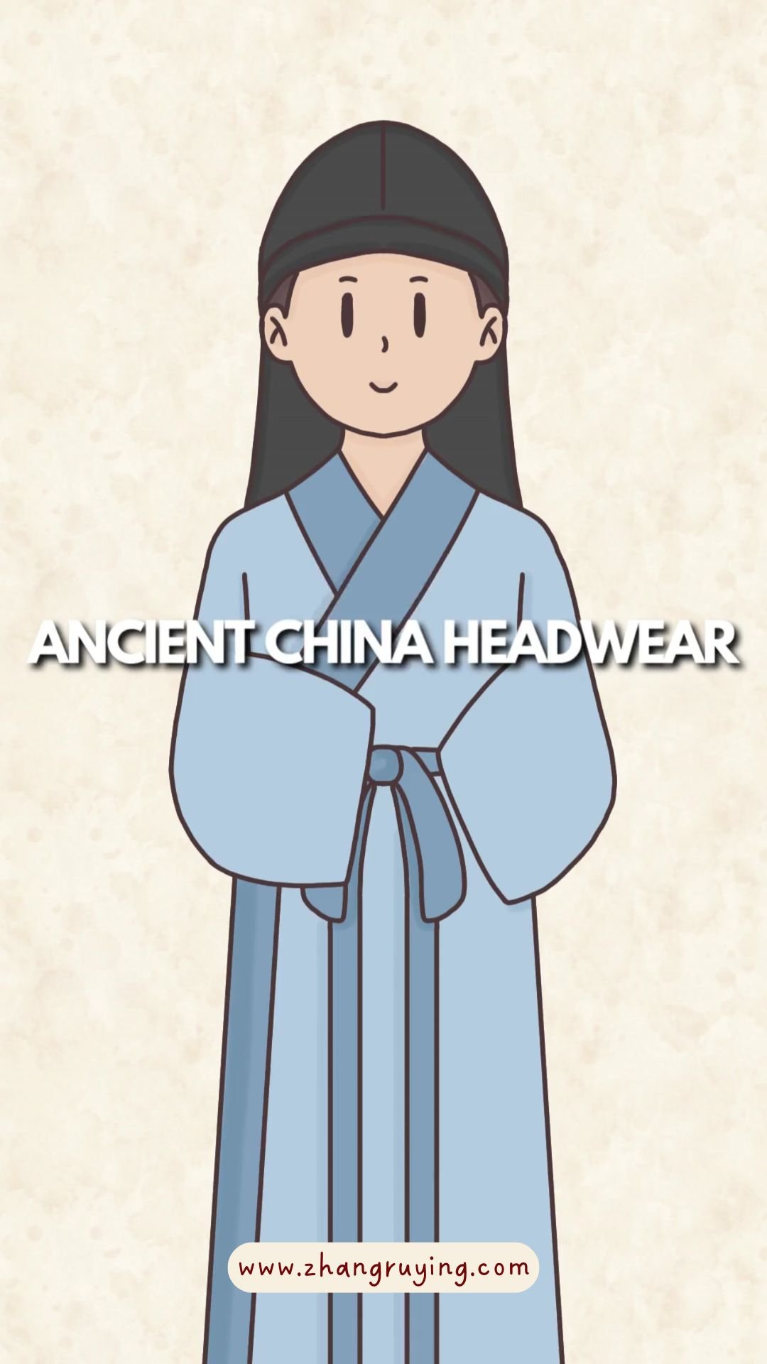 Zhang Ruying - Ancient China Headwear, Fujin 幅巾 - 1