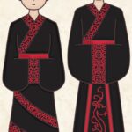 Zhang Ruying - Black Ancient China Wedding Dress - 1