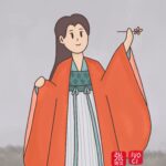 Zhang Ruying - Daxiushan 大袖衫, Hanfu Wide Sleeves Outer - 2