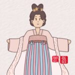 Zhang Ruying - Pibo 披帛, Chinese Hanfu Shawl - 1