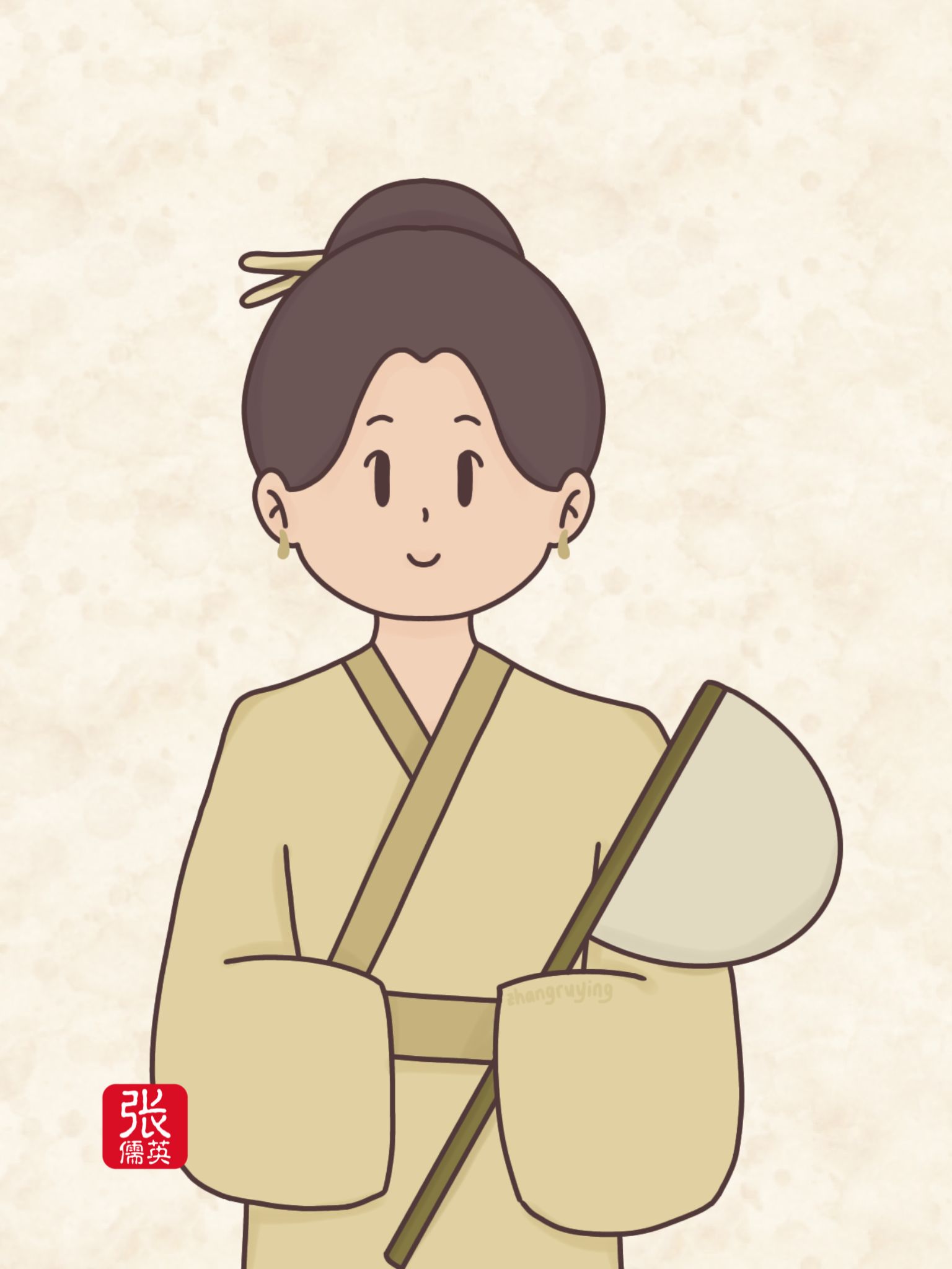 Styles of Ancient Chinese Ear Accessories Zhang Ruying - Styles of Ancient Chinese Ear Accessories - 1